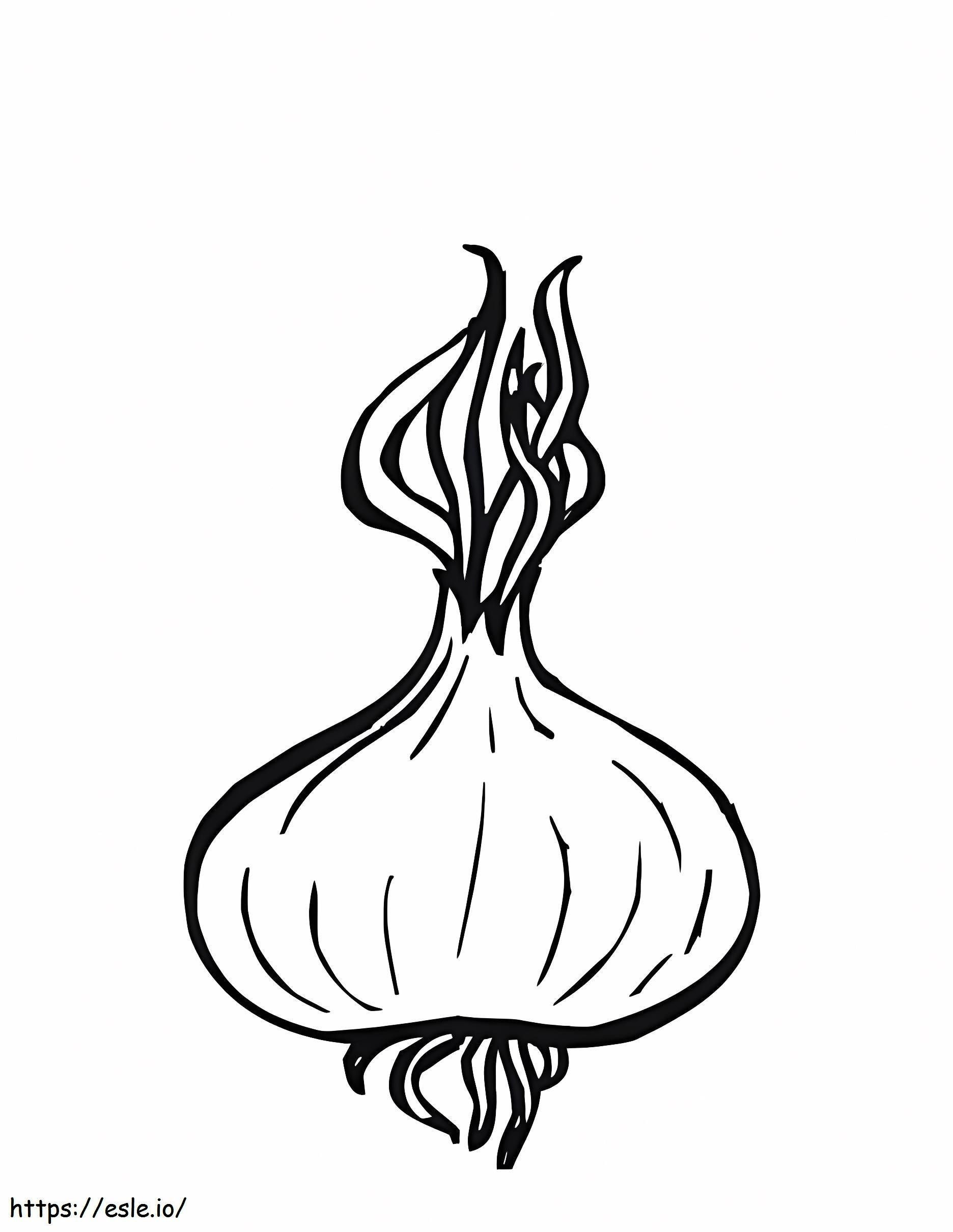 Awesome Onion coloring page