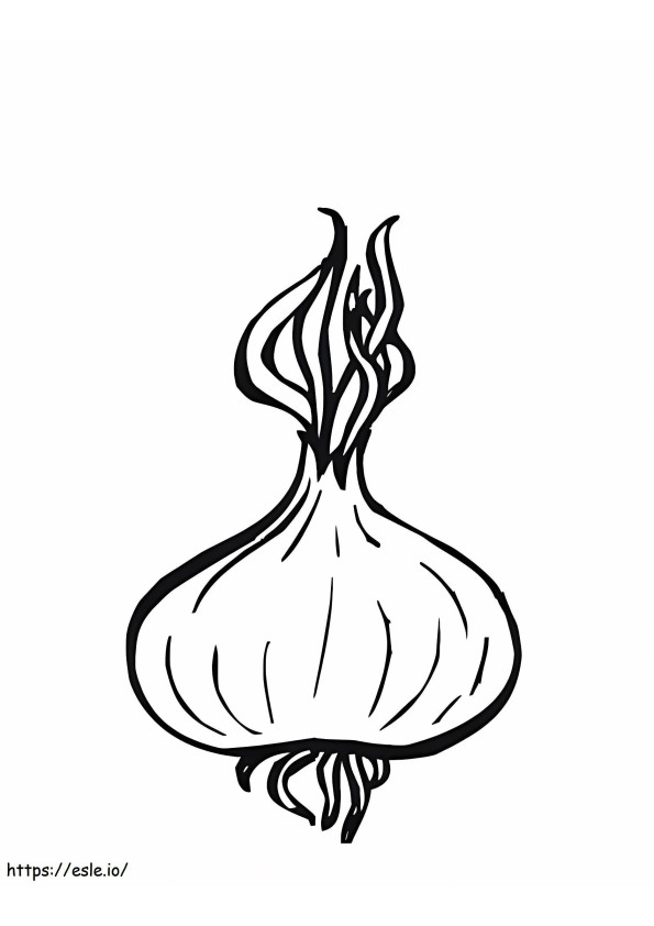Awesome Onion coloring page