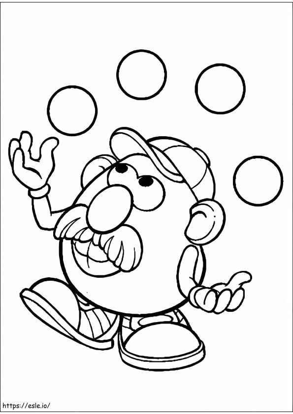 Mr. Potato Head 2 coloring page