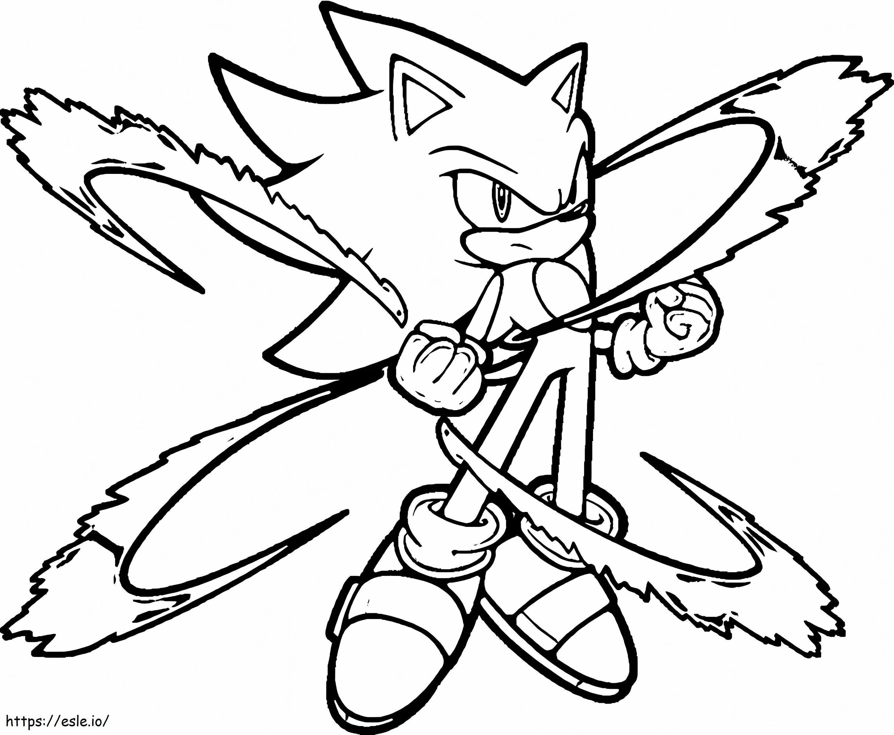 Sonic Energy coloring page