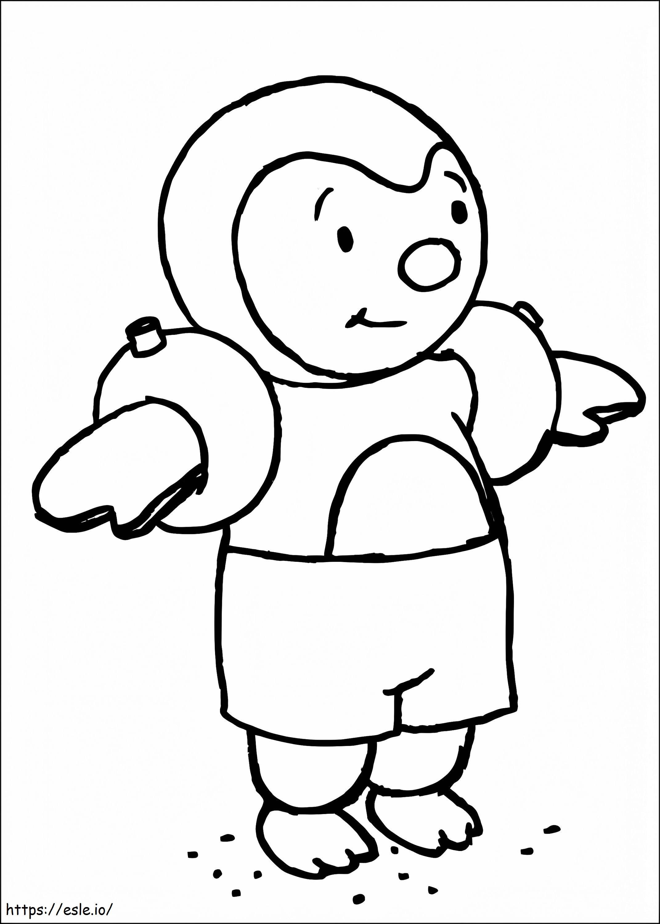 Tchoupi 2 coloring page