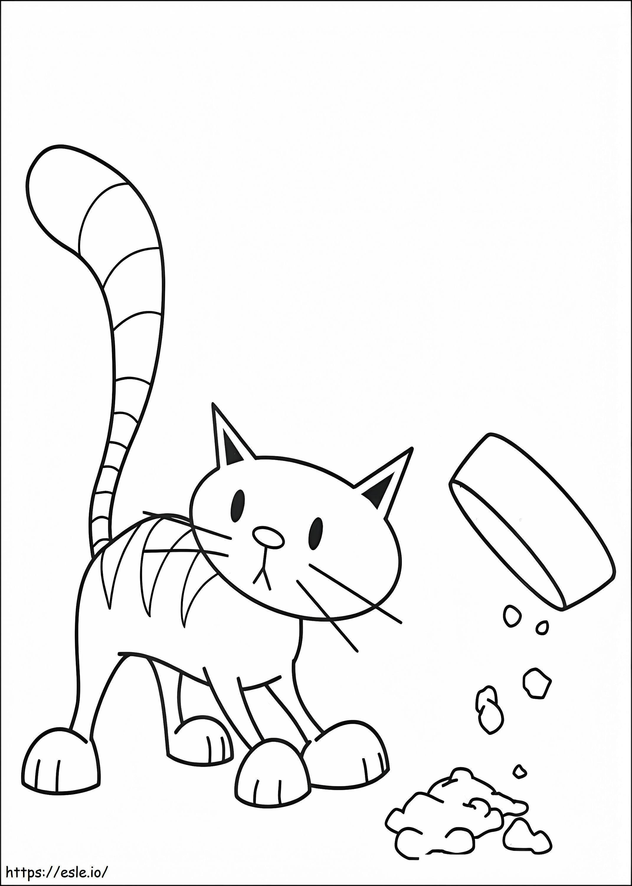 1534124189 Pilchard And Food A4 coloring page