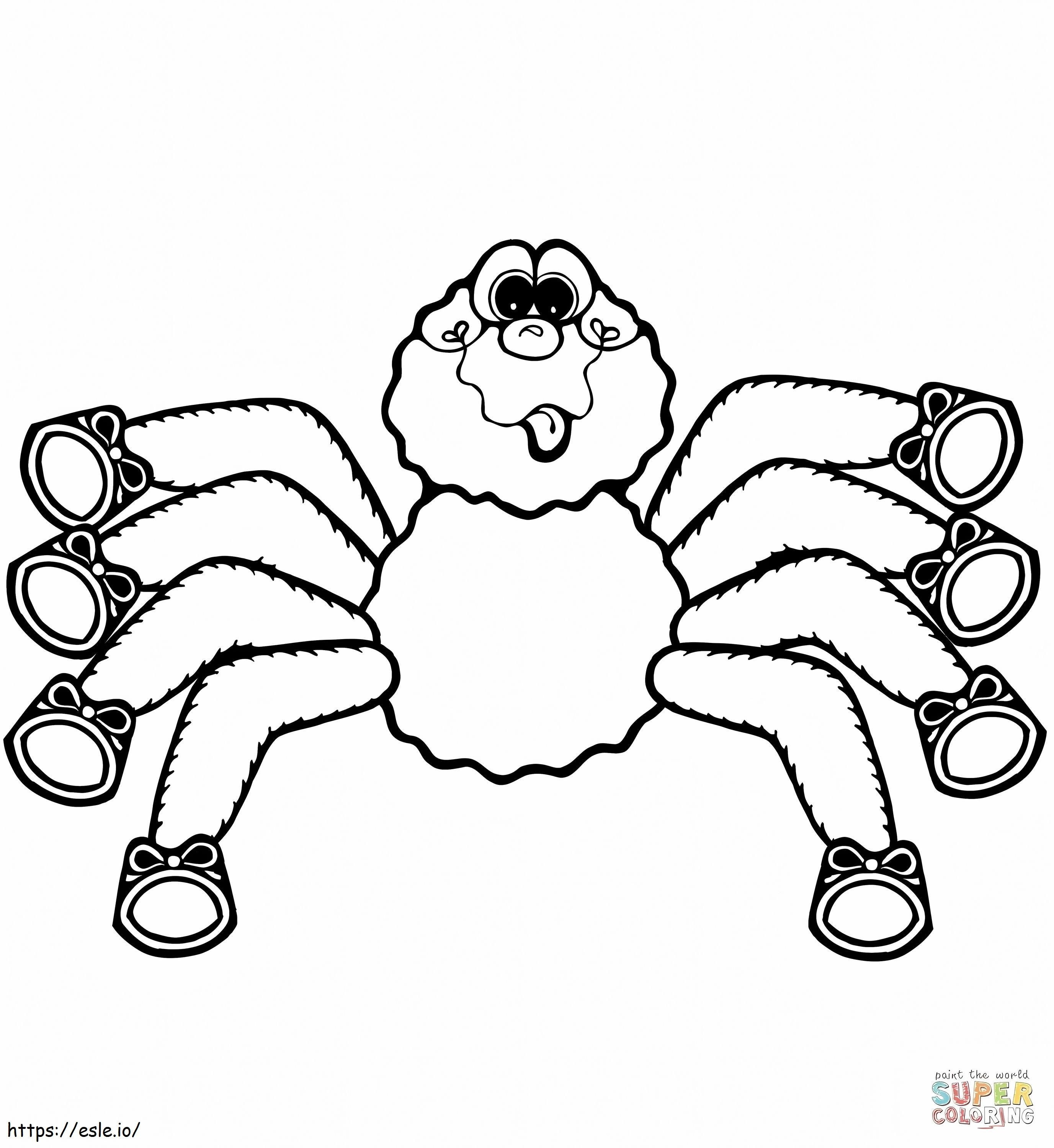 1545183164_Desen animat Păianjen 1 de colorat
