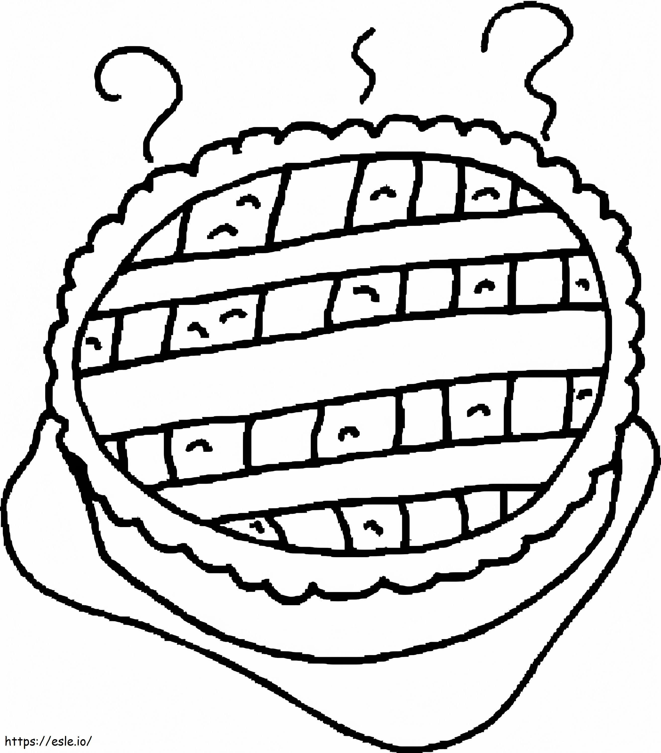 Lattice Pie coloring page