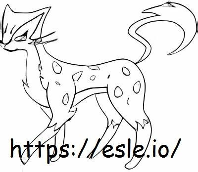 Liepard coloring page