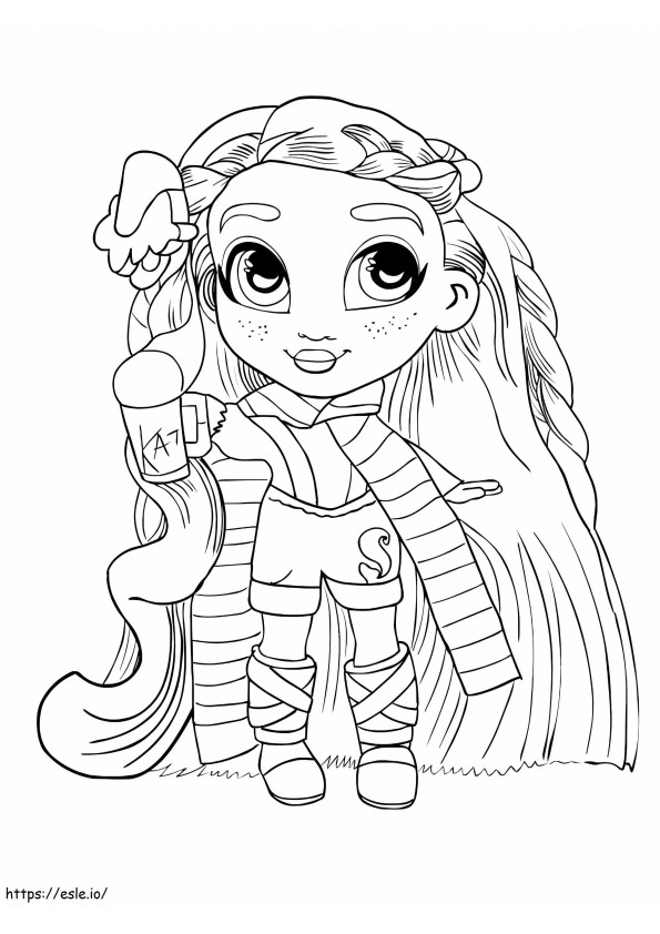 Hairdorables 1 coloring page