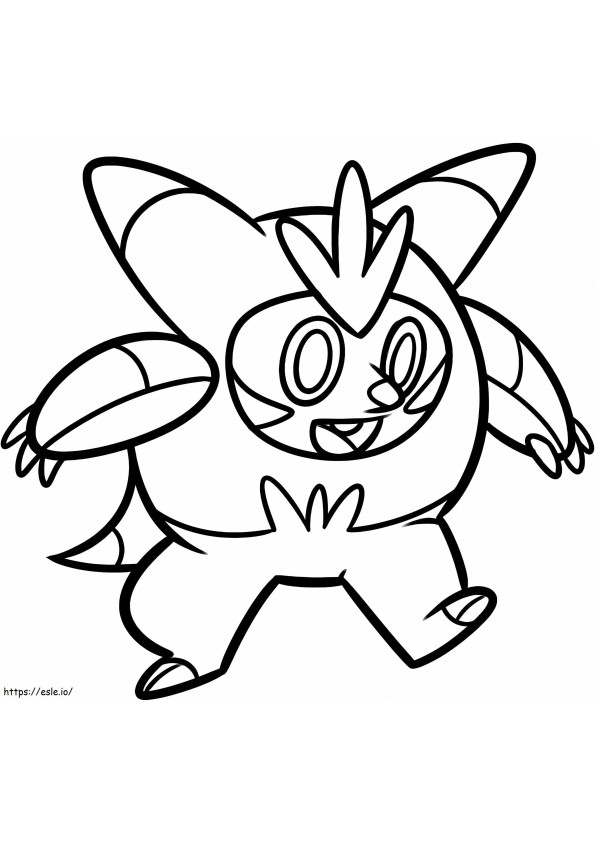 Quilladin Pokemon coloring page