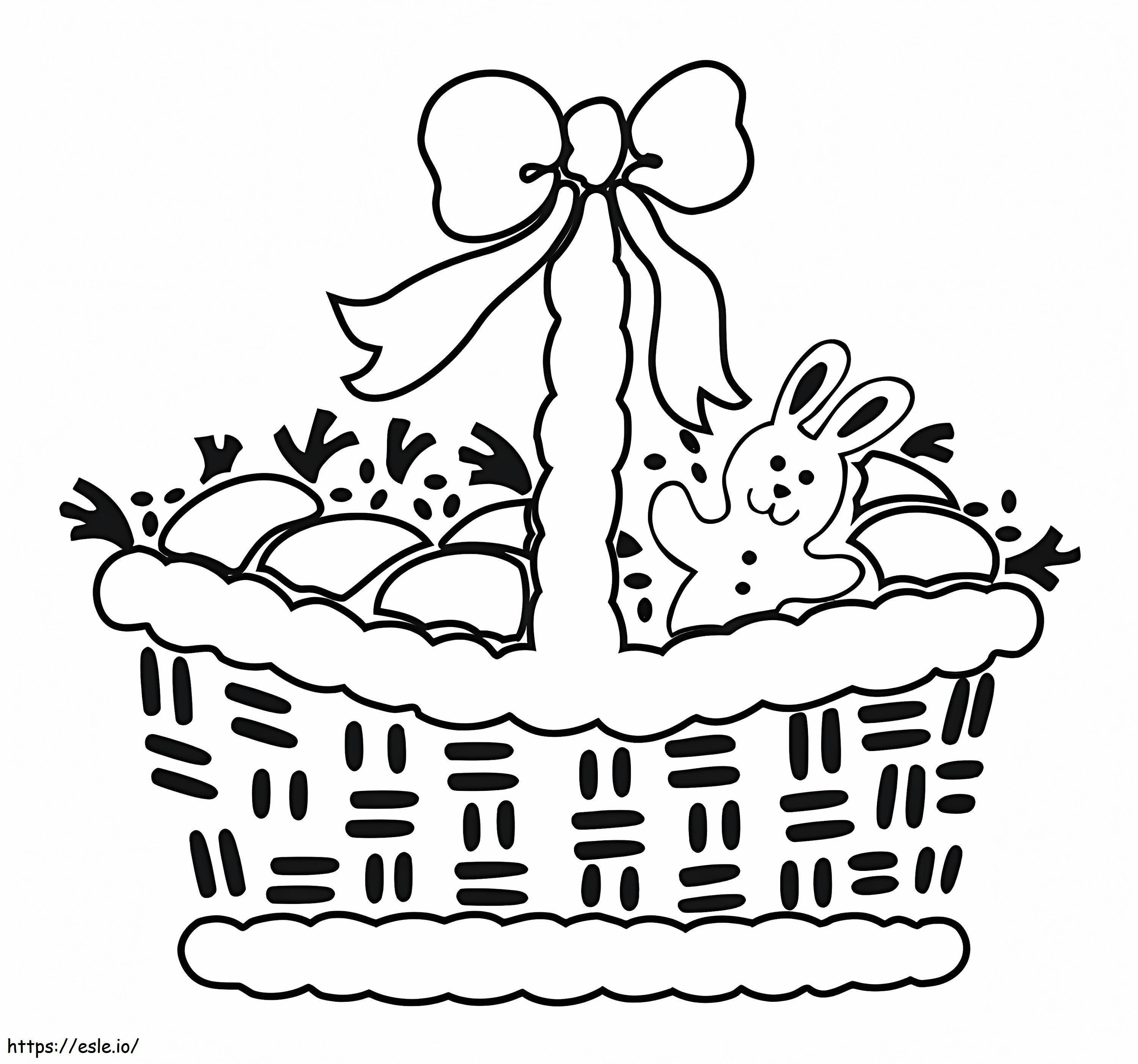 Easter Basket 6 coloring page