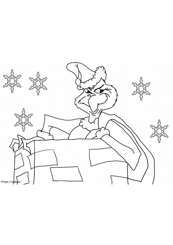 1571988257 Grinch Face coloring page