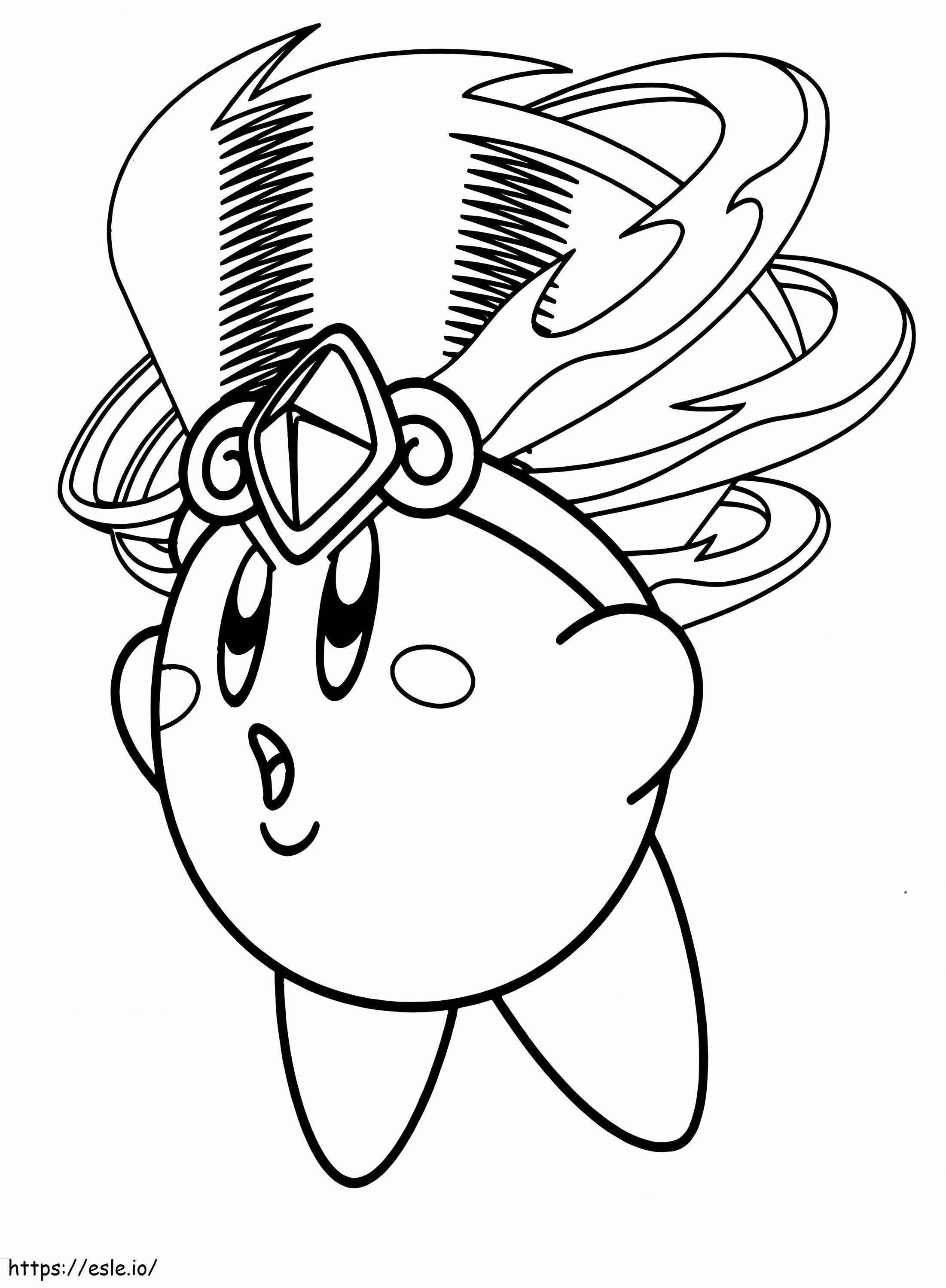 Kirby increíble para colorear