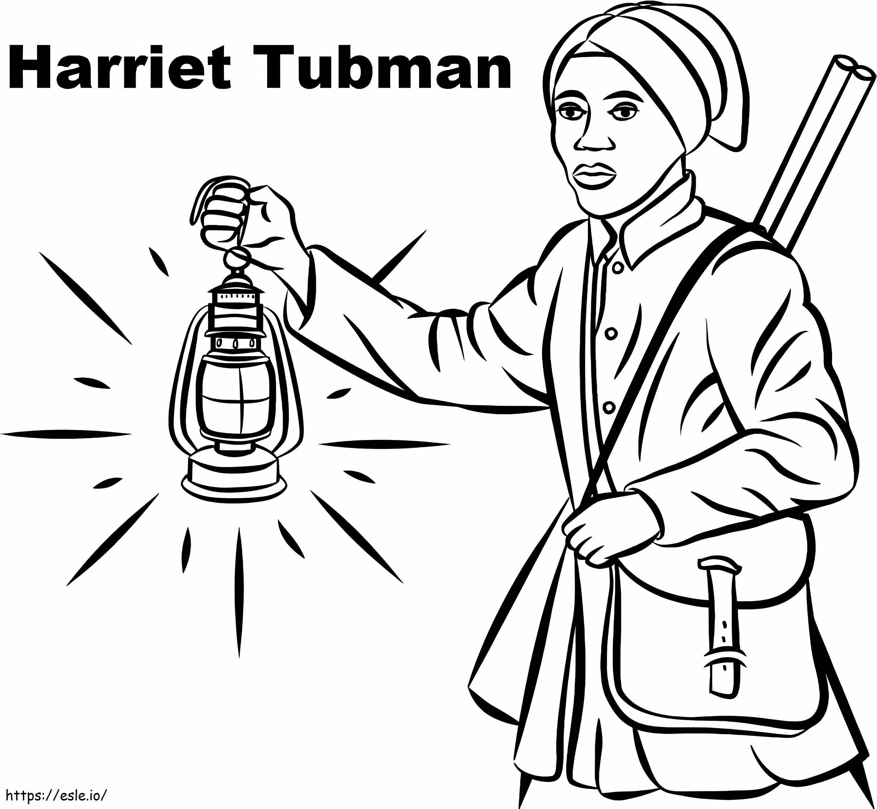 Harriet Tubman 6 värityskuva