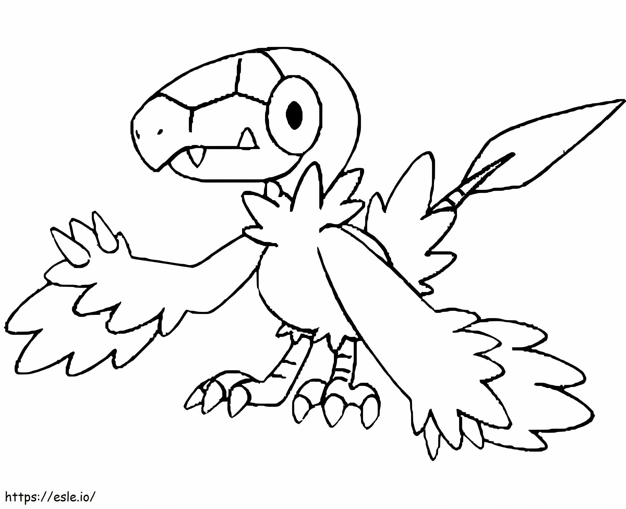 Coloriage Pokémon Archen Gen 5 à imprimer dessin