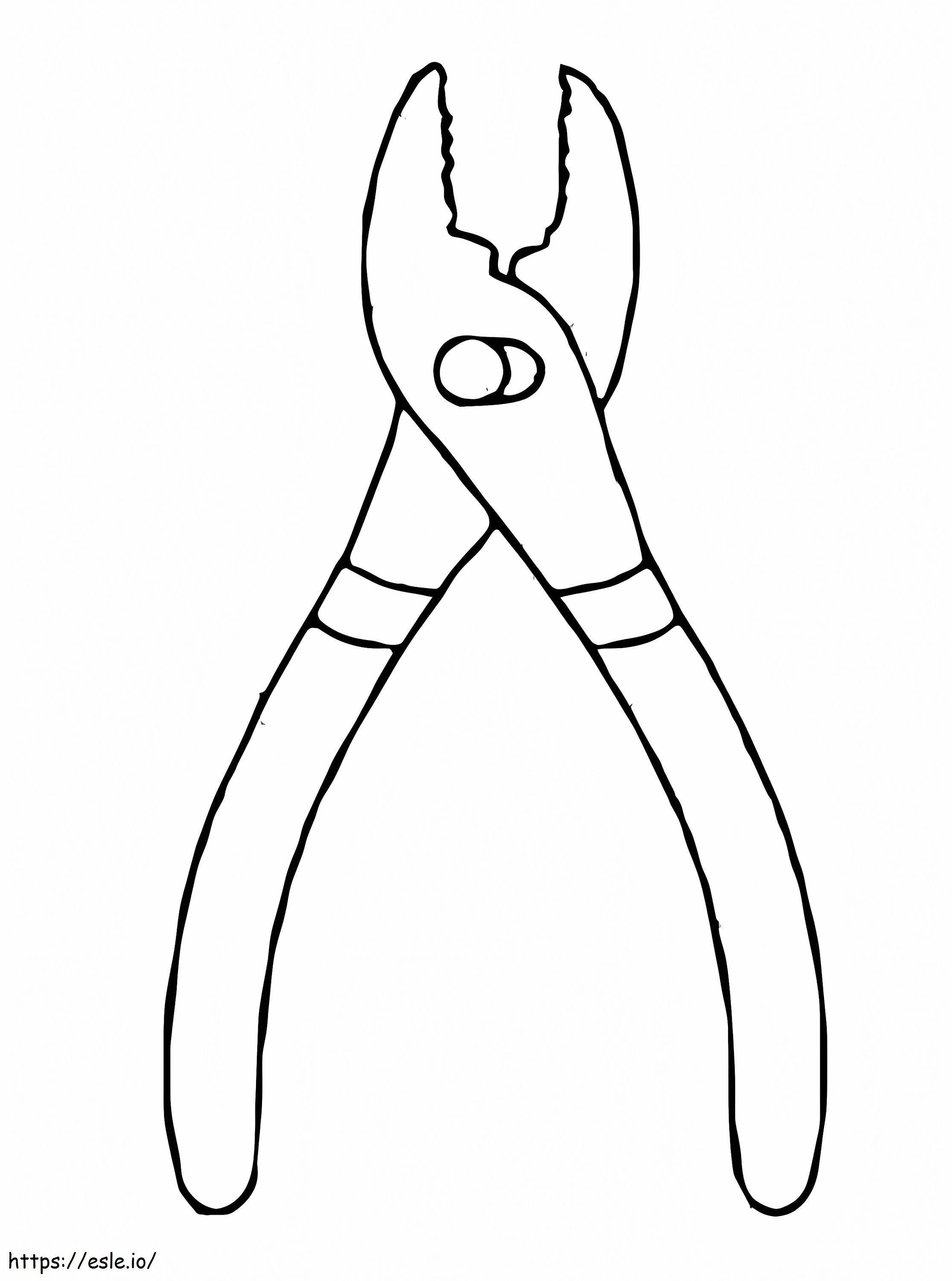 Wire Pliers coloring page