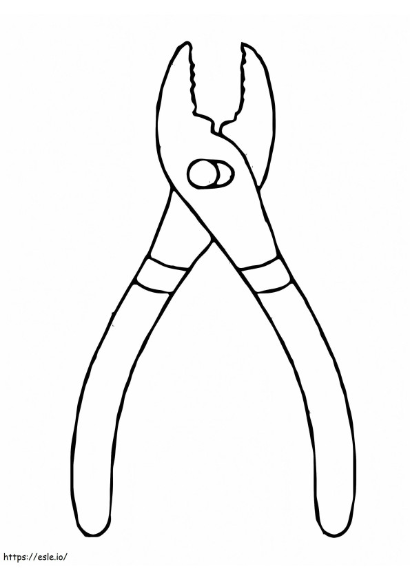 Wire Pliers coloring page