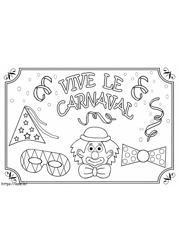 Carnival 7 coloring page