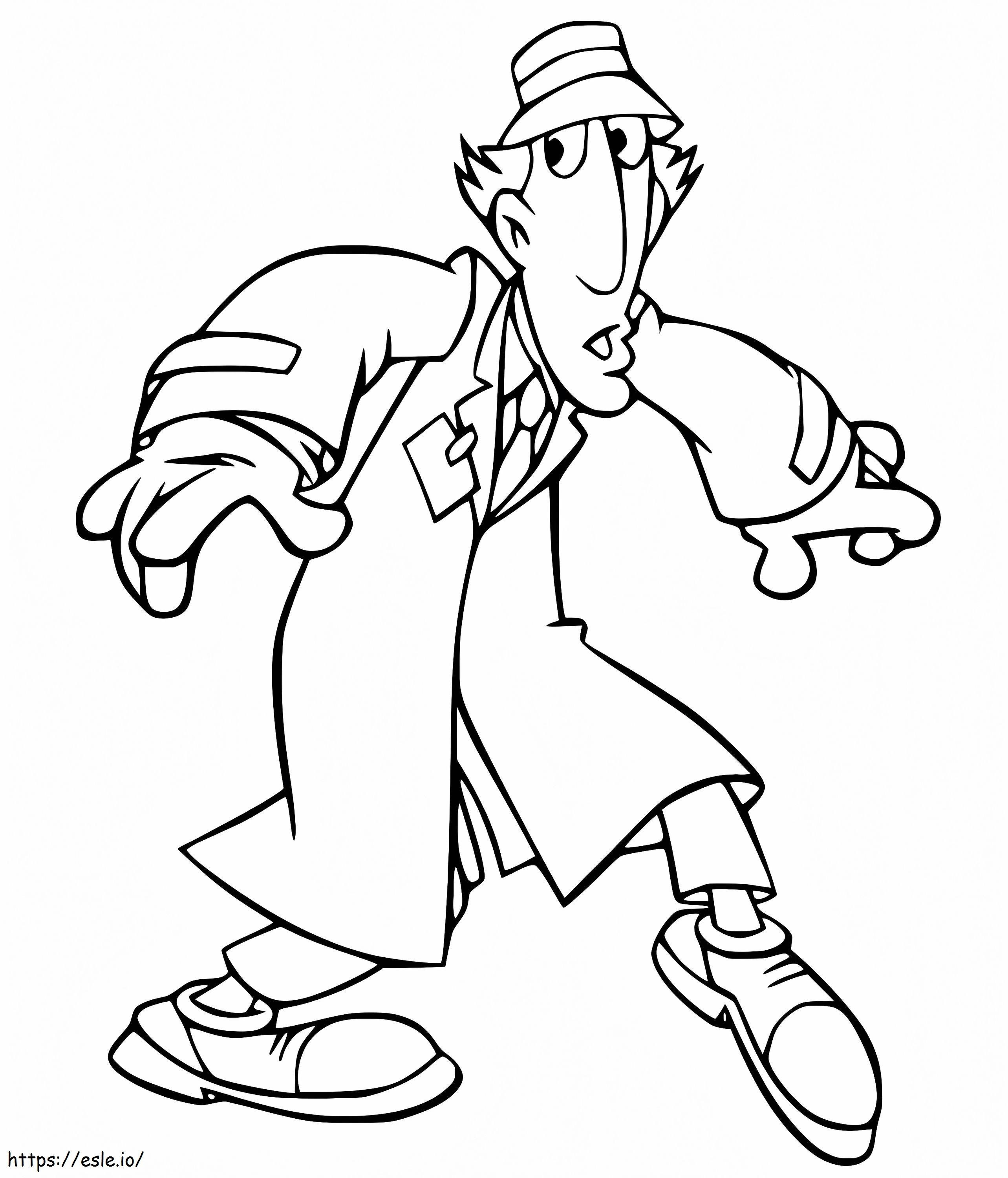 Inspector Gadget Sneaky coloring page