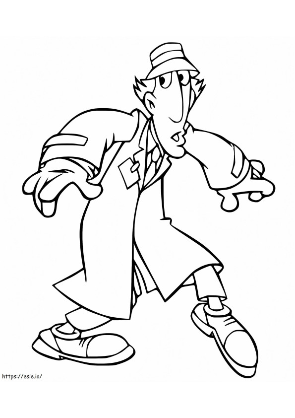 Inspector Gadget Sneaky coloring page