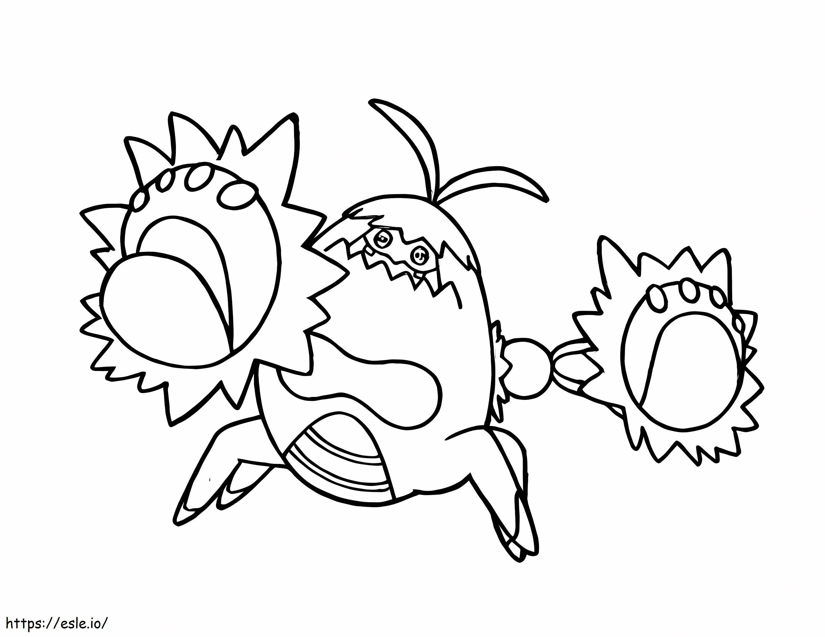Coloriage Pokémon Crabominable 2 à imprimer dessin