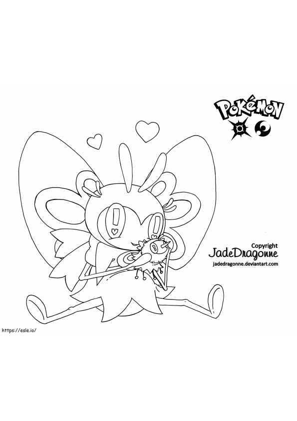 Cute Ribombee Pokemon