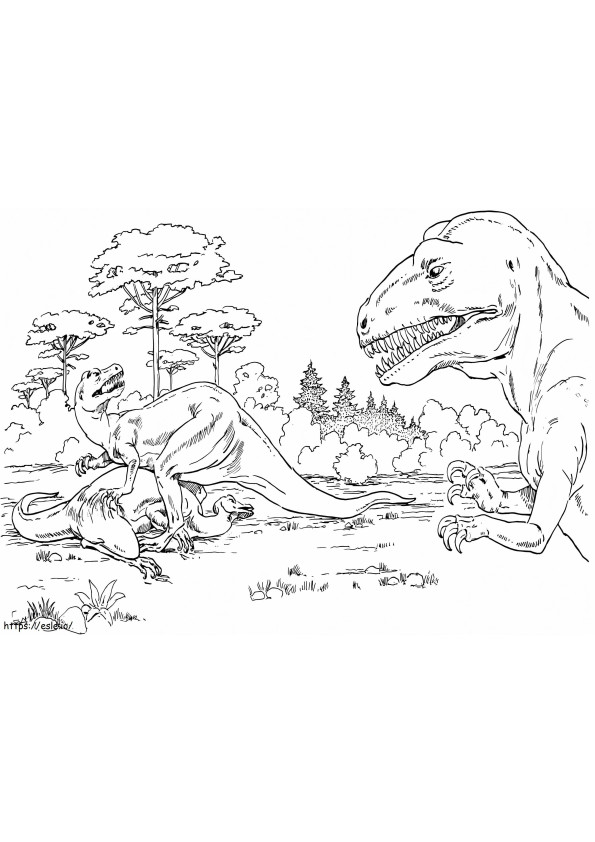 Allosaurus-Kämpfe
