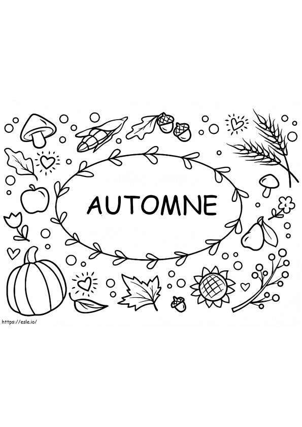 Fall 2 1 coloring page