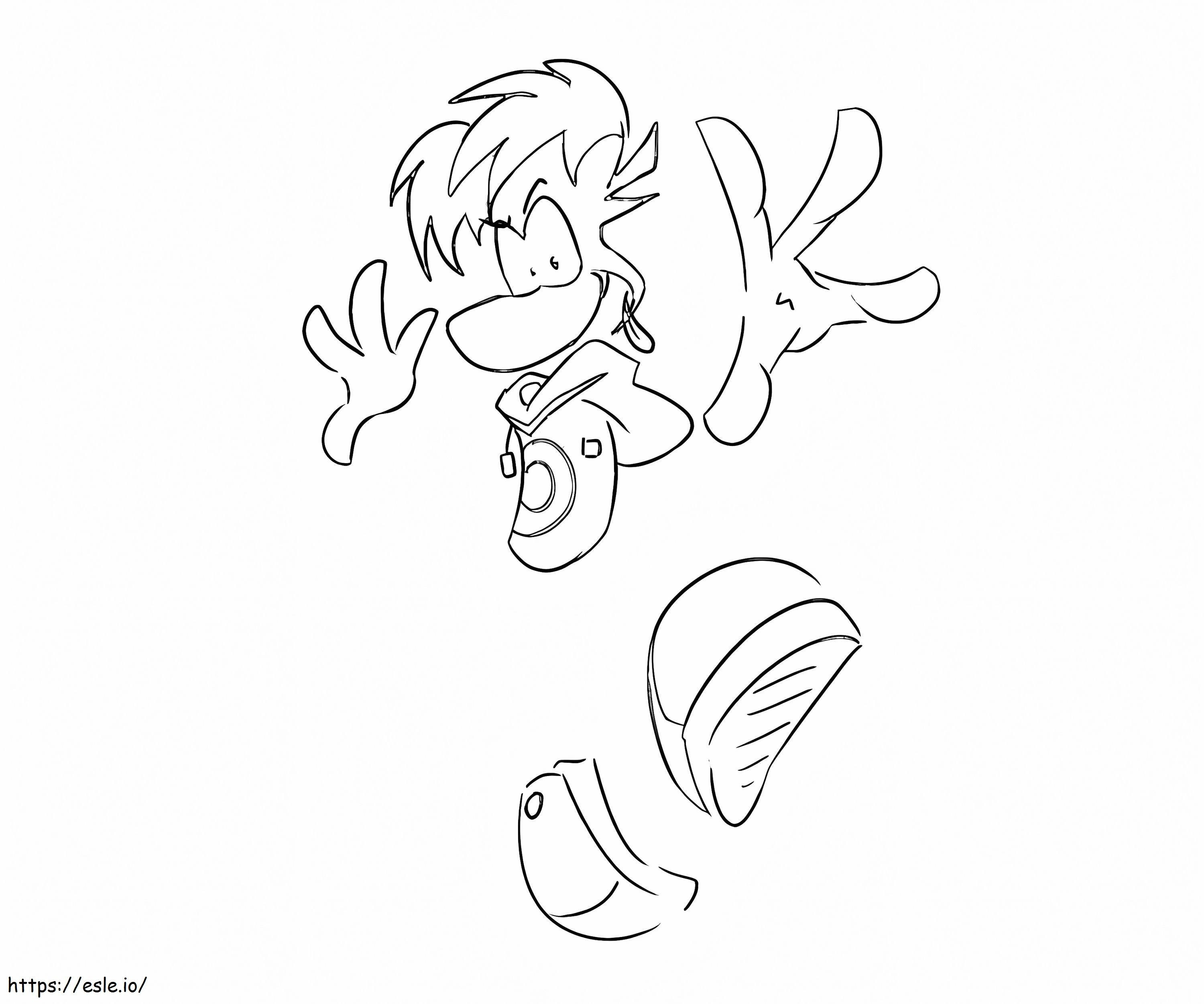 Komik Rayman boyama