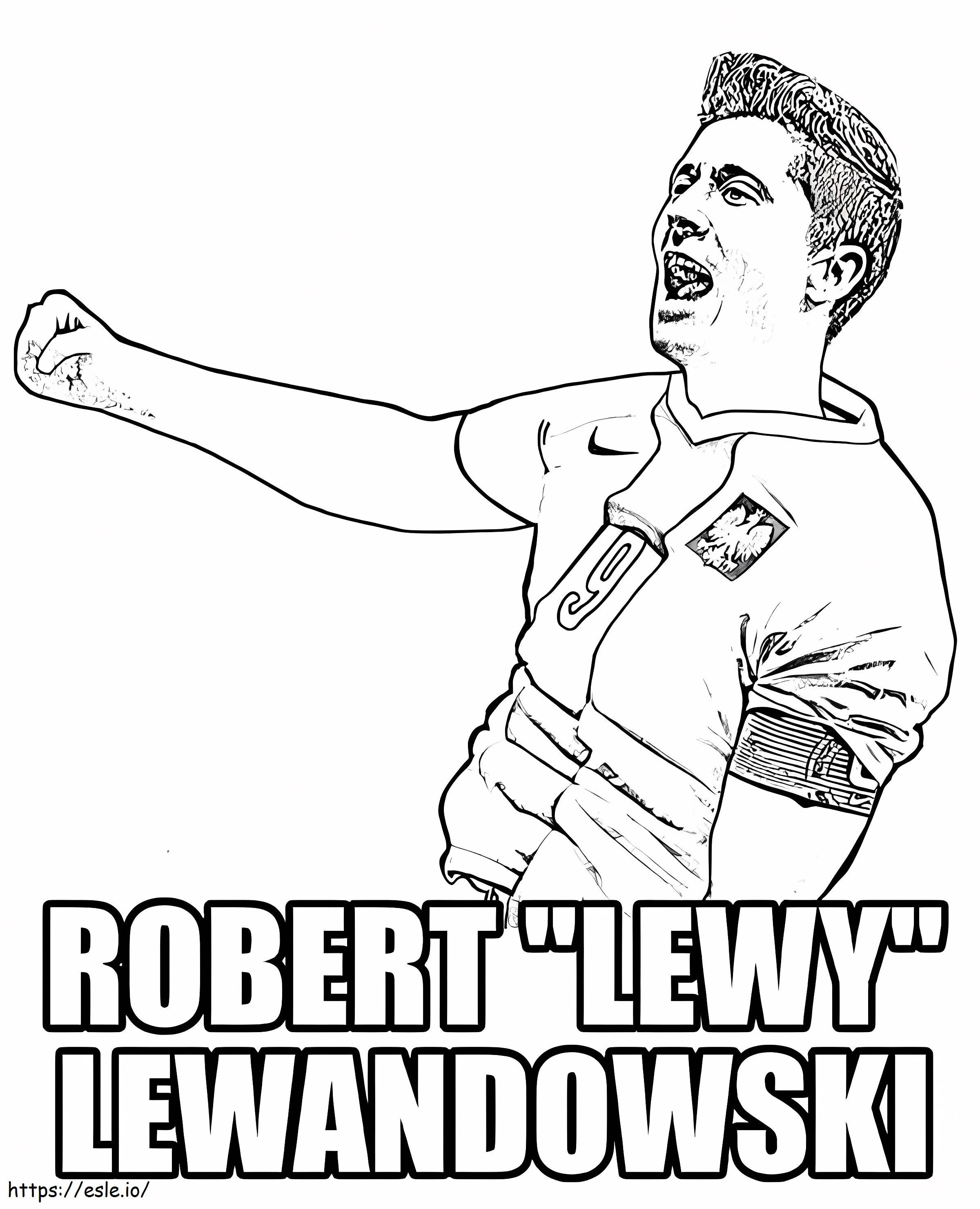 Robert Lewandowski 1 värityskuva