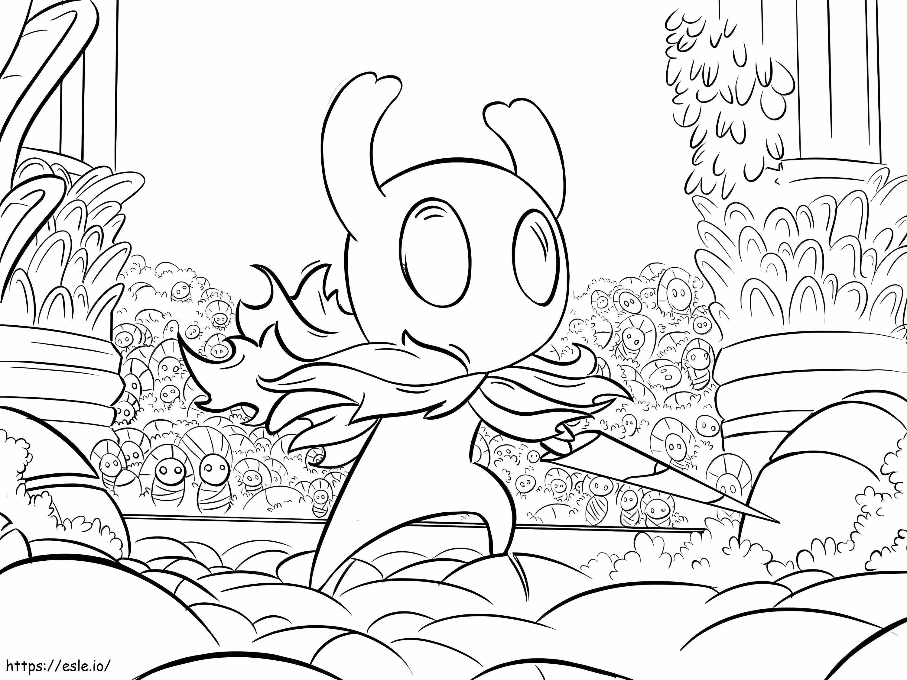 Hollow Knight 2 coloring page