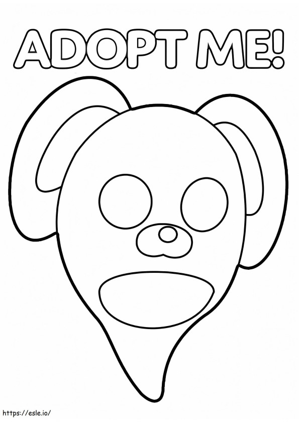 Ghost Bunny Adopt Me coloring page