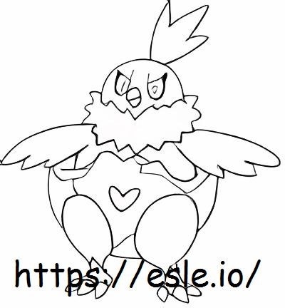 Gambar Mewarnai Kerentanan - Bird Pokemon Coloring Pages