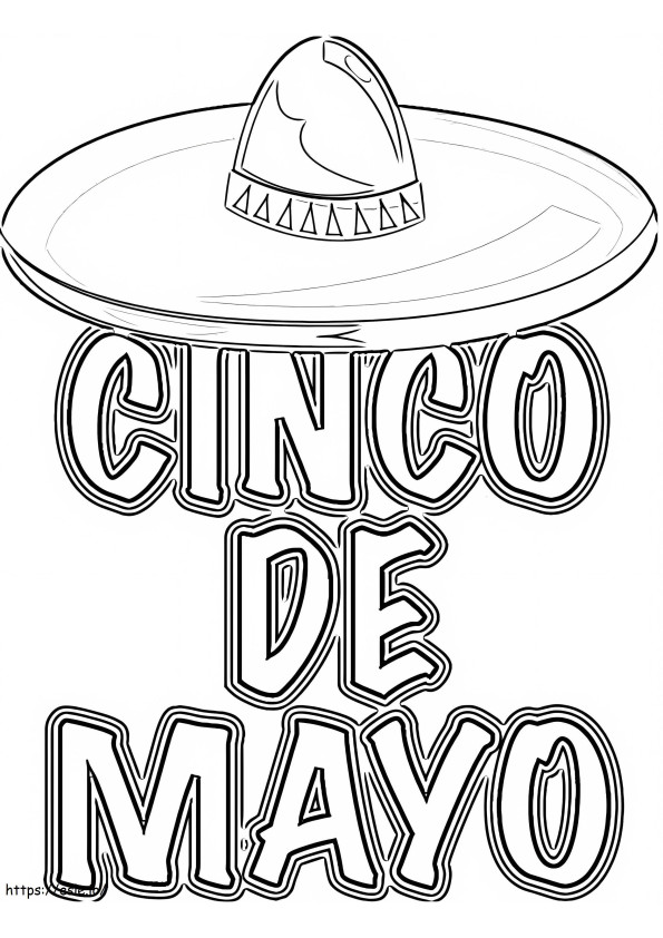 Cinco De Mayo 3 värityskuva