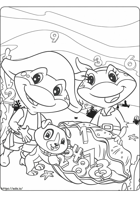 Leapfrog 1 coloring page