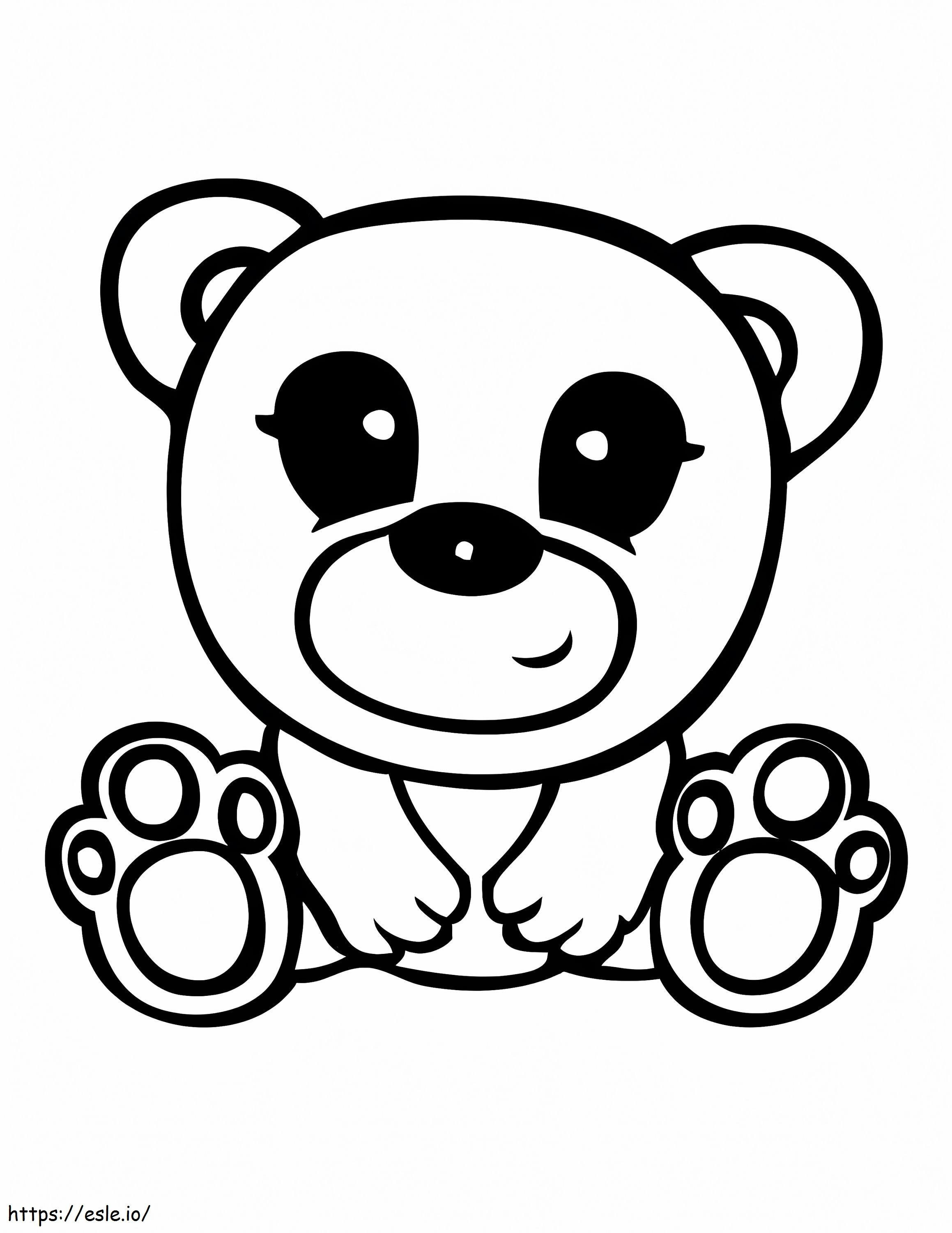 Squinkie Beruang Teddy Gambar Mewarnai