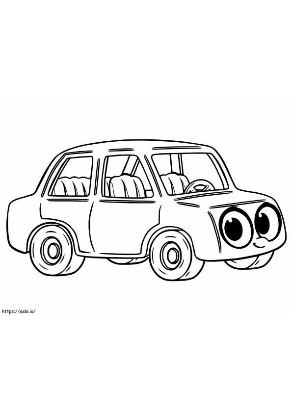 Morphle Car coloring page
