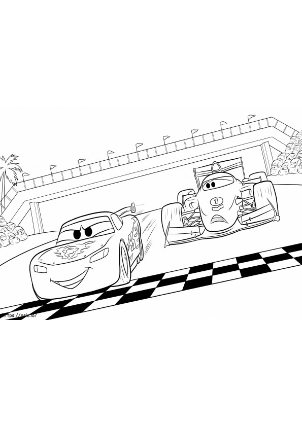 Mcqueen 1 coloring page