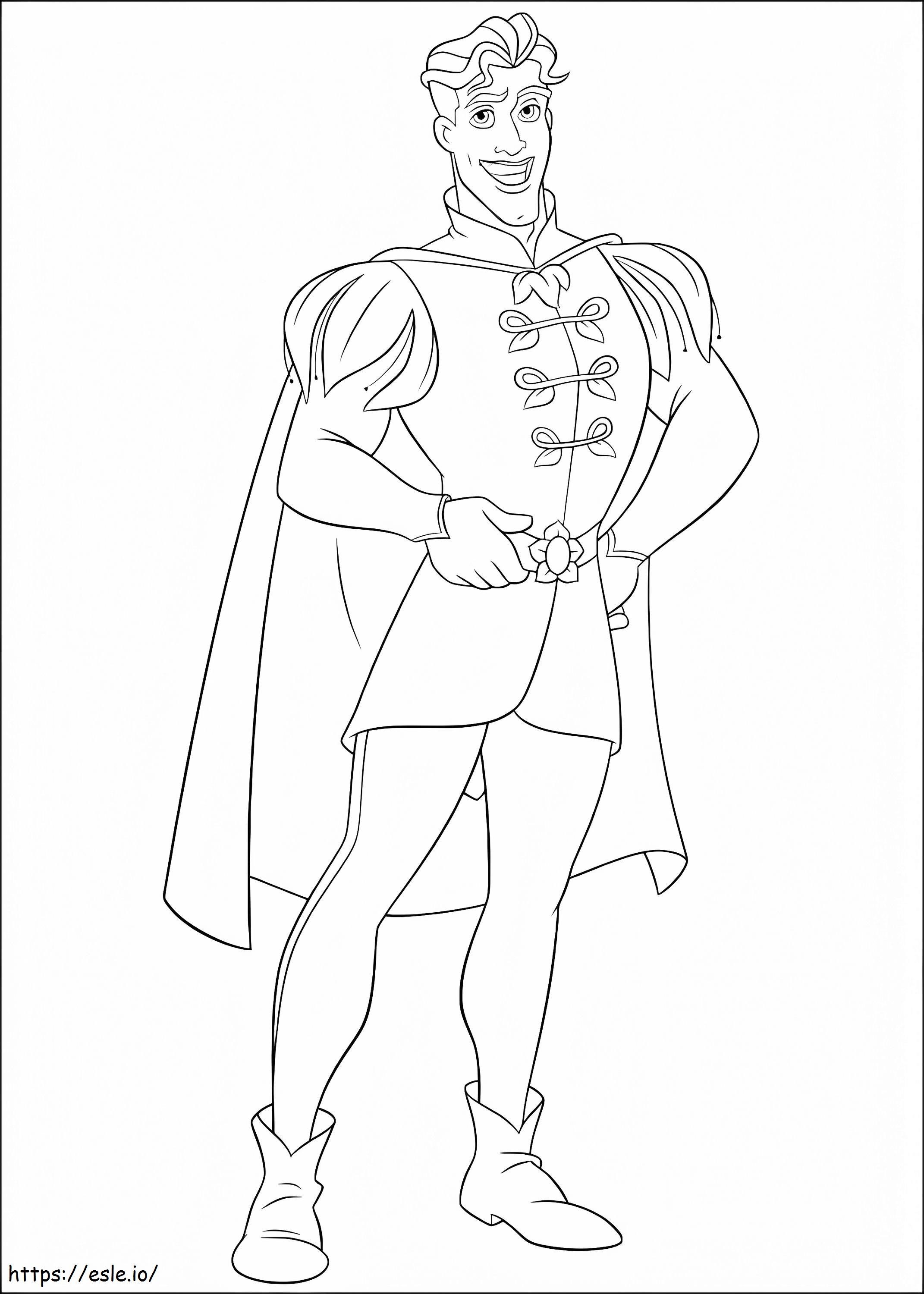 Prince Naveen From Princess And The Frog coloring page