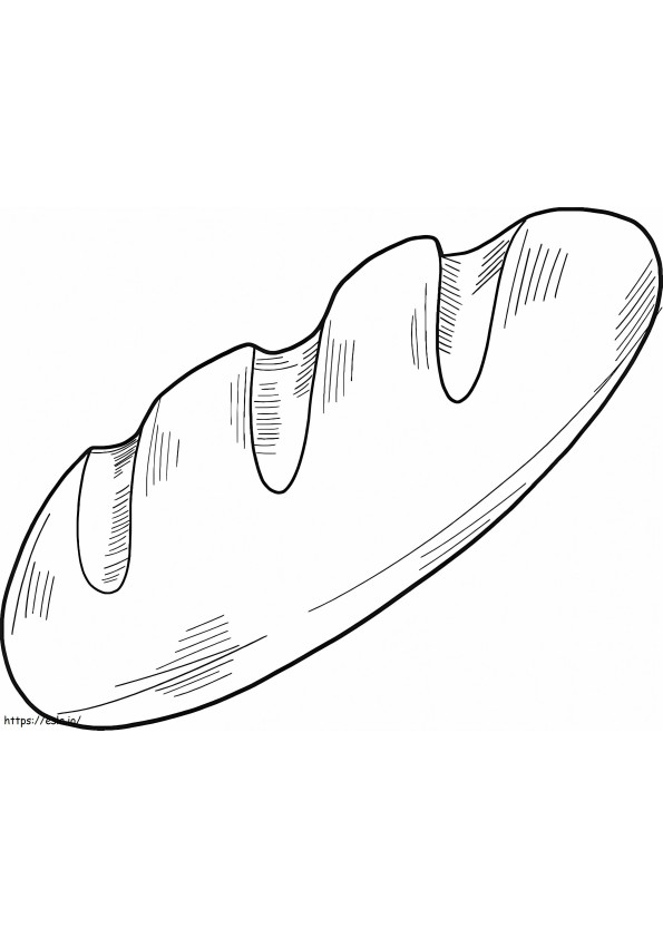 Bread To Color coloring page