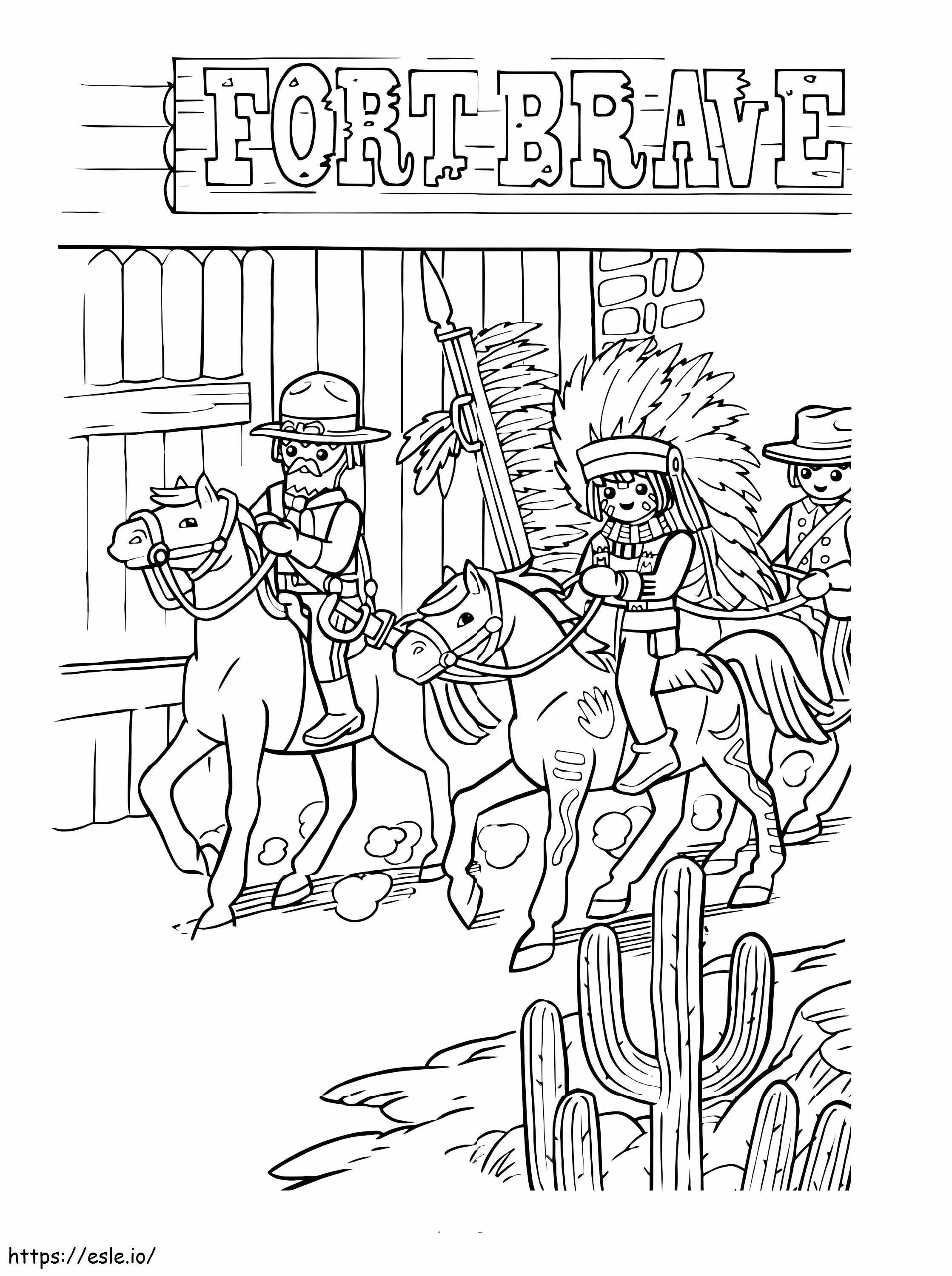 Playmobil 6 coloring page