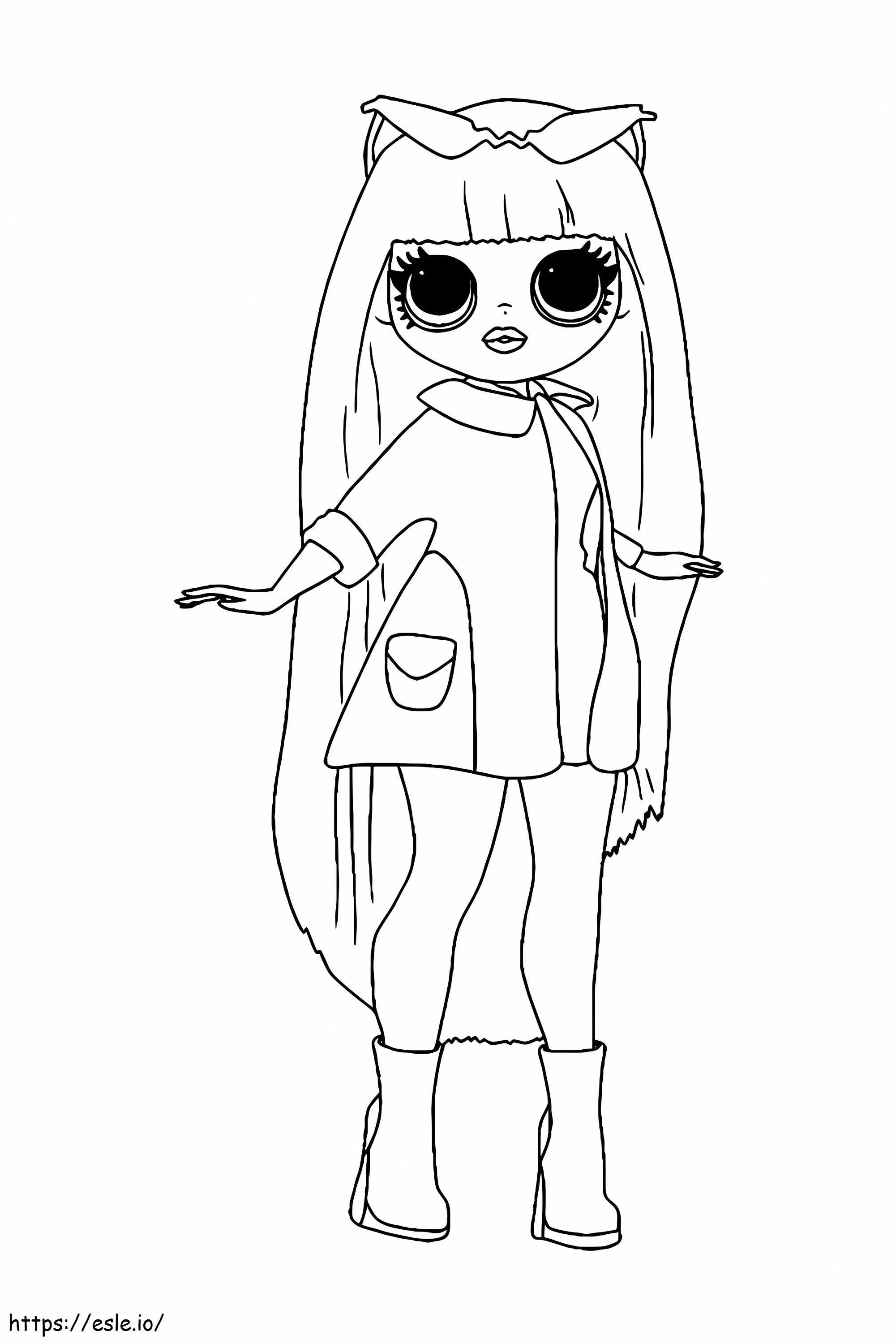 Lol Omg Groovy Baby Girl Coloring Page