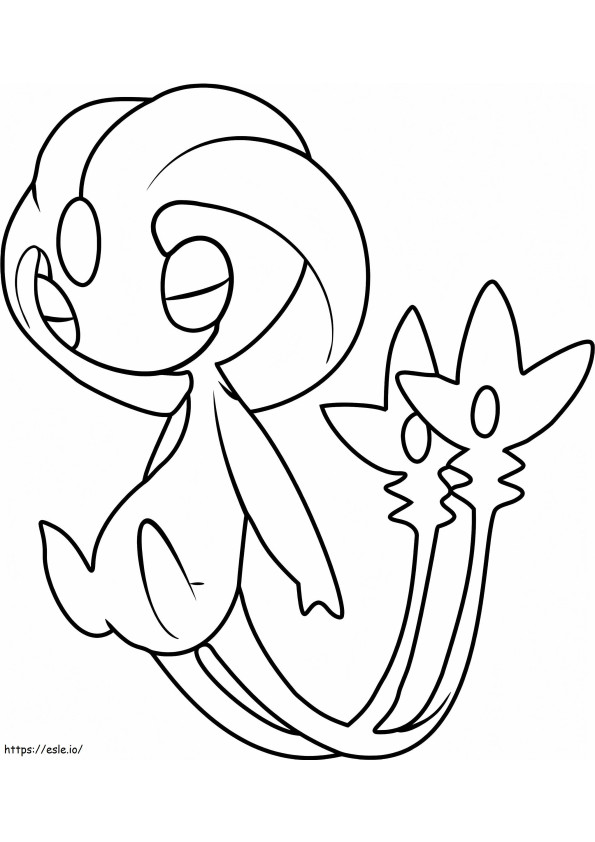Uxie Pokemon coloring page