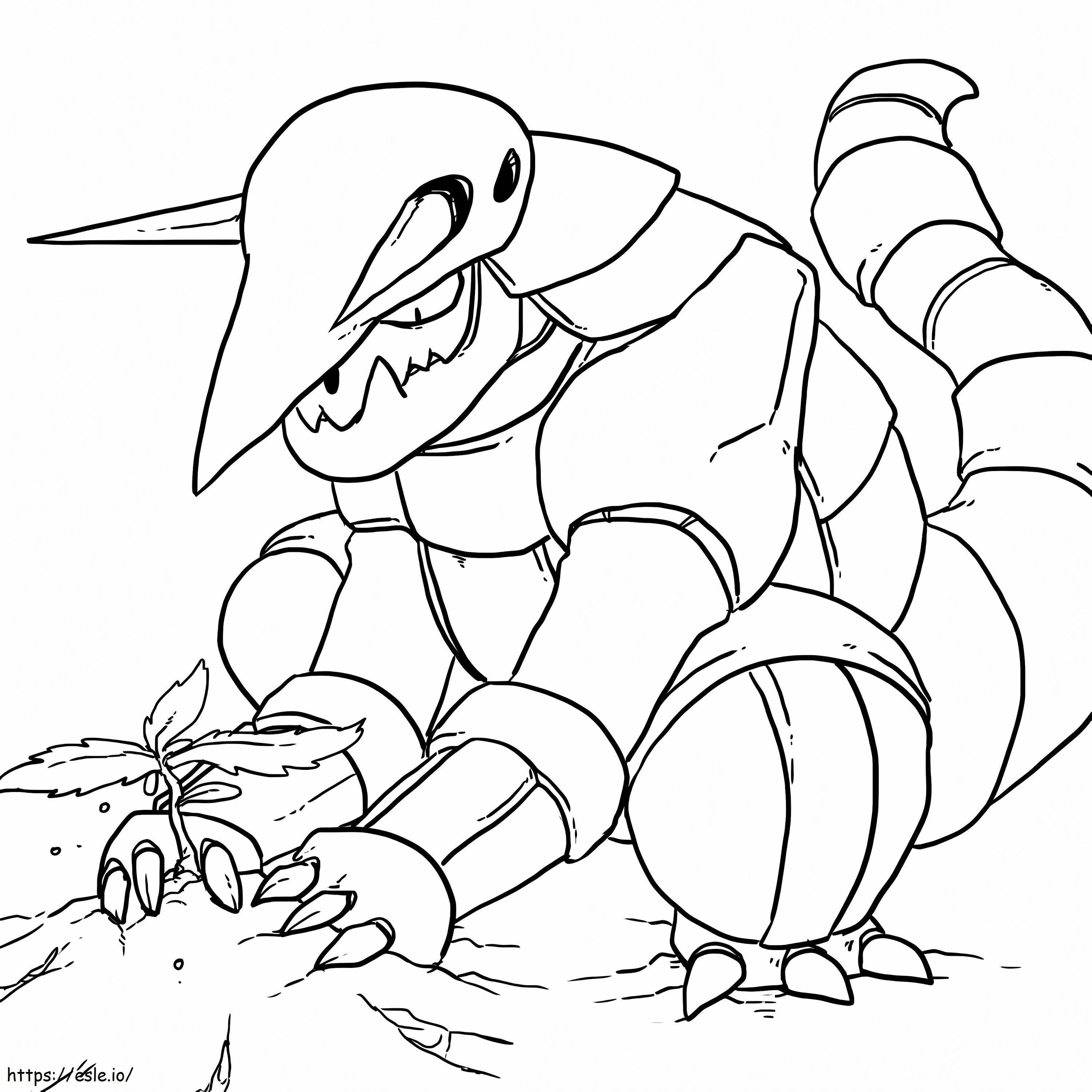 Aggron 1 coloring page