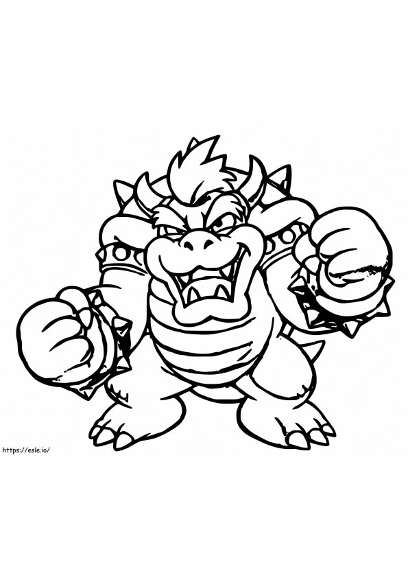 Bowser 6 coloring page