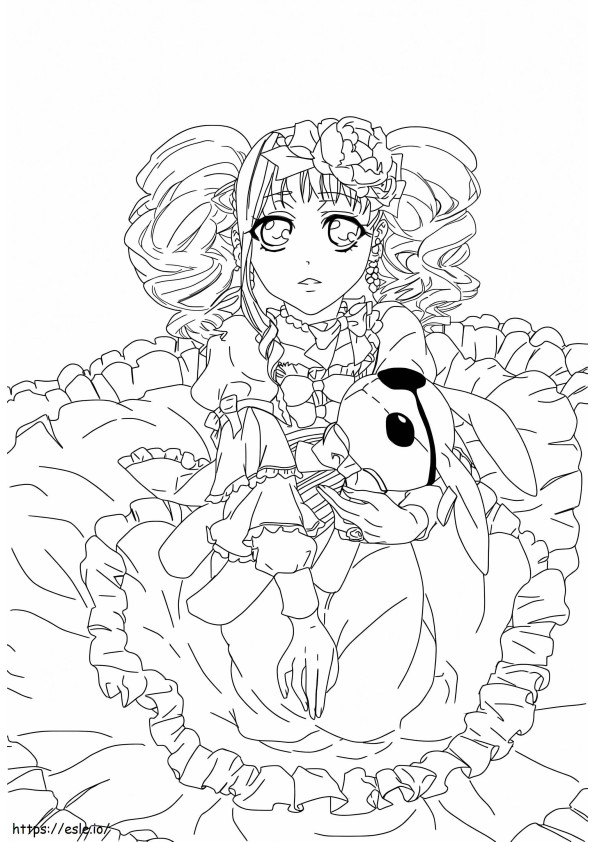Black Butler Lizzy coloring page