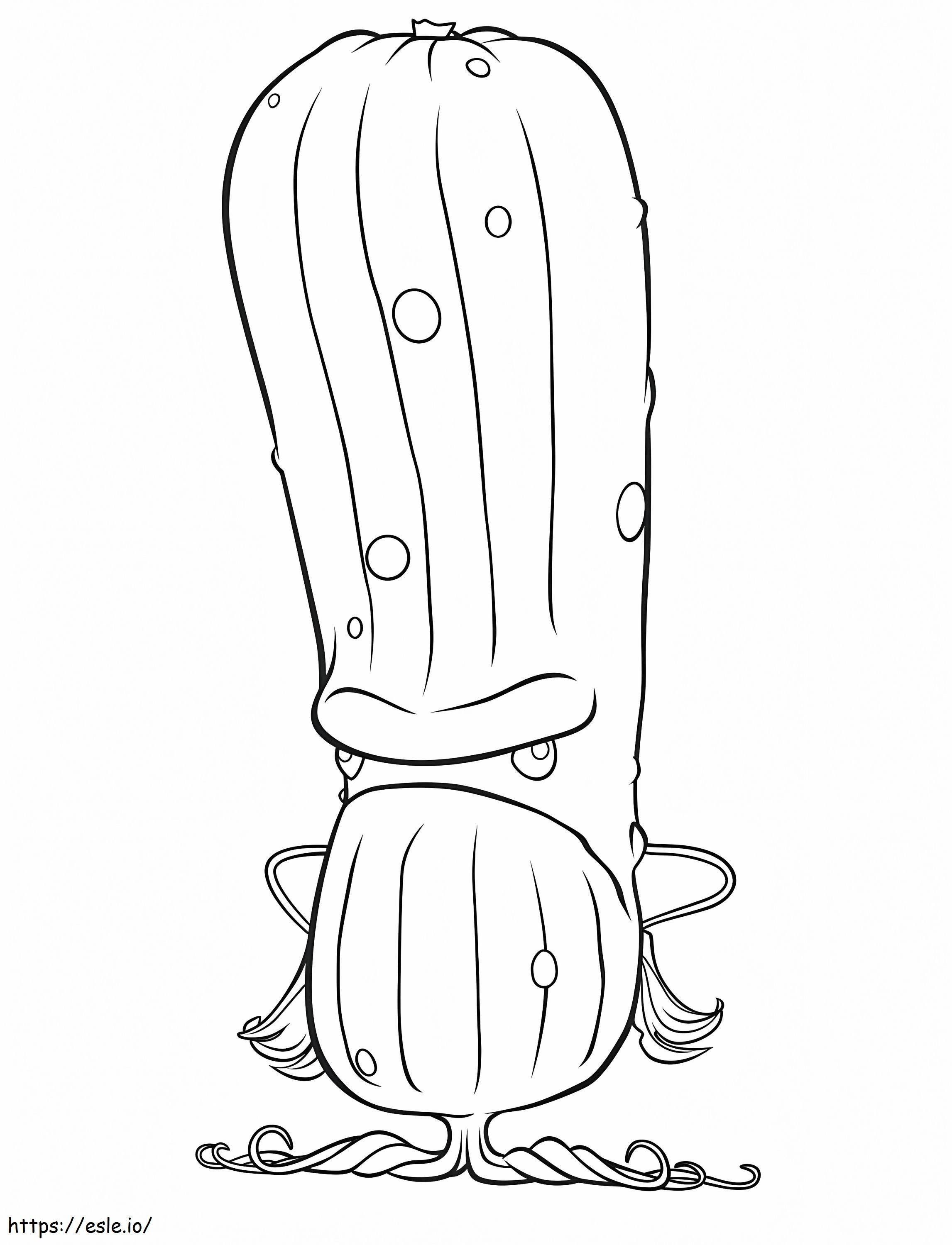 Sour The Pickle coloring page