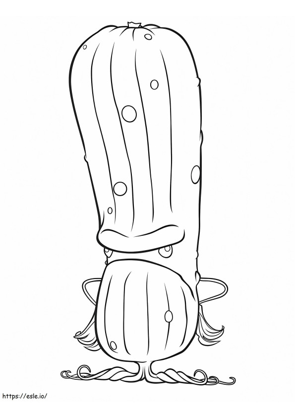 Sour The Pickle coloring page