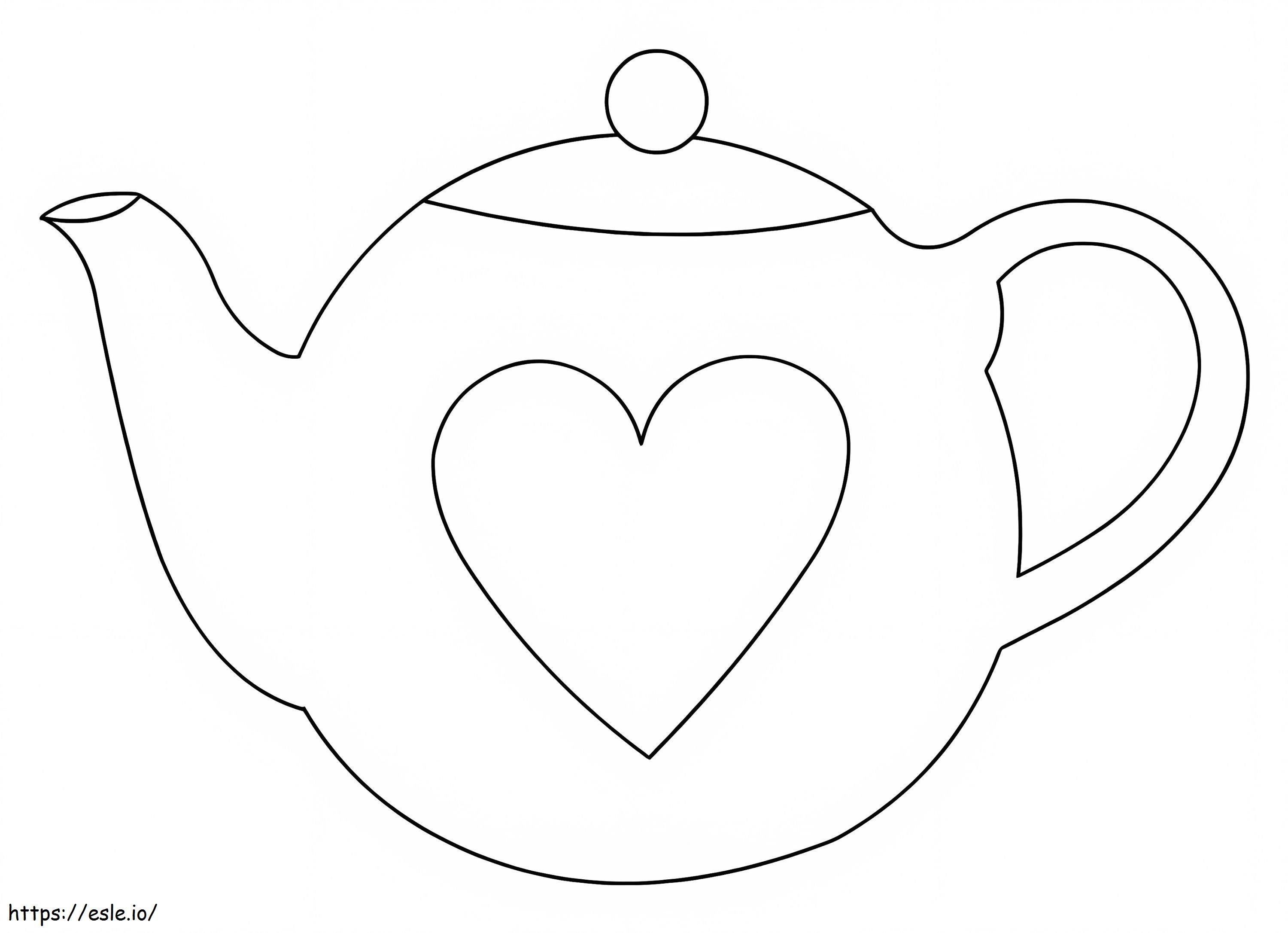 Kalpli Çaydanlık boyama