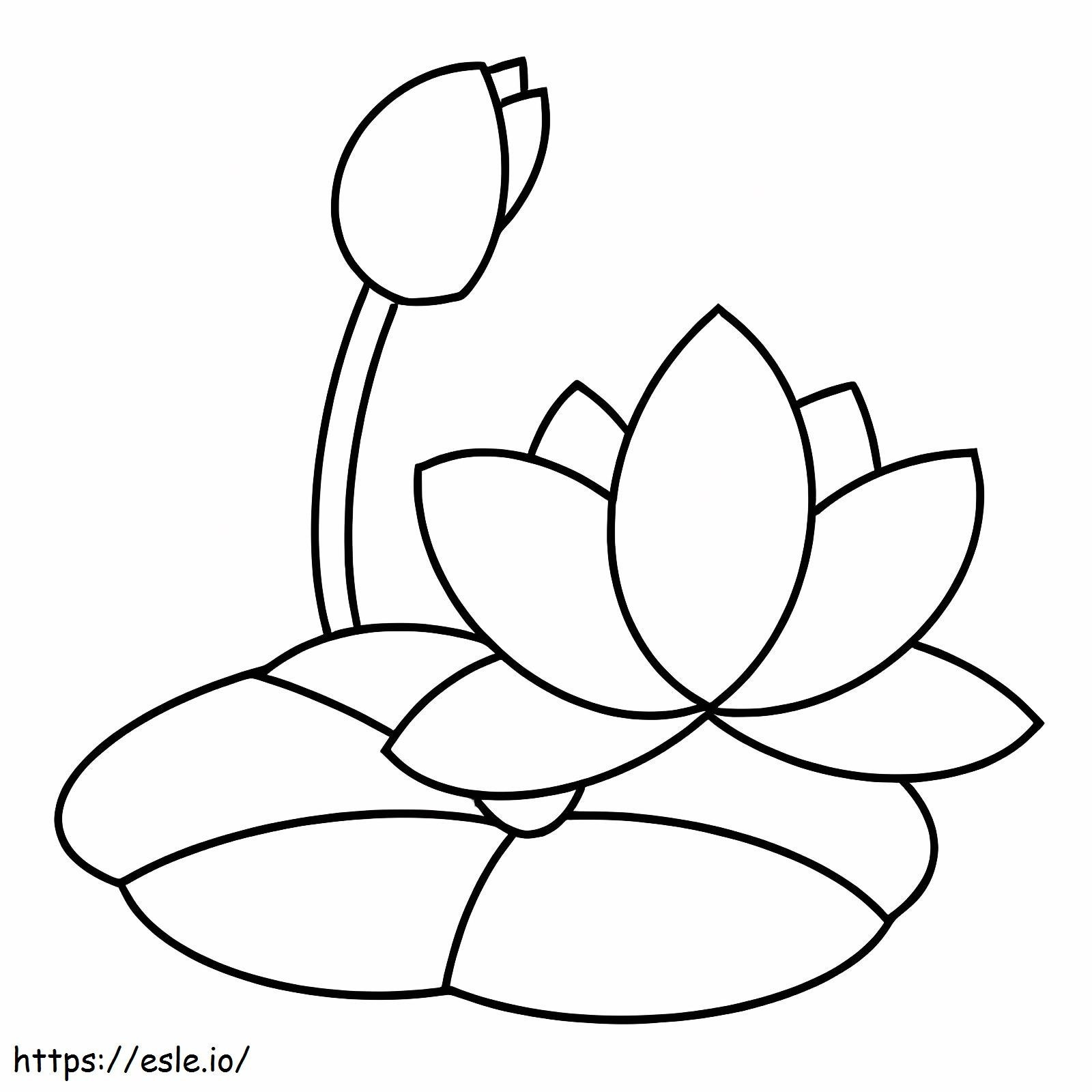 Easy Lotto coloring page
