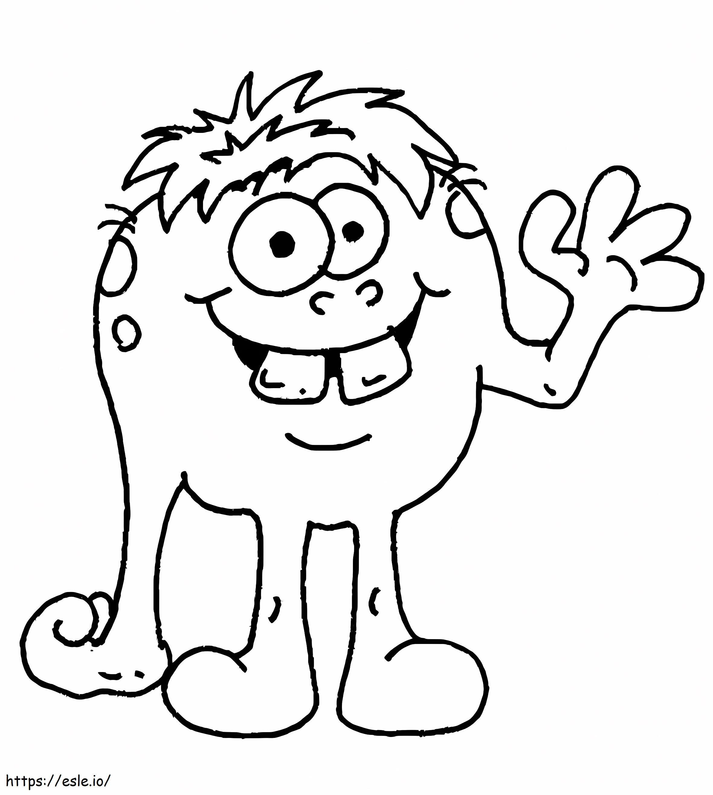Monster Free Images coloring page