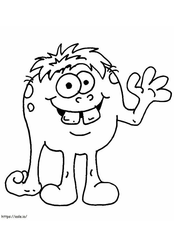 Monster Free Images coloring page