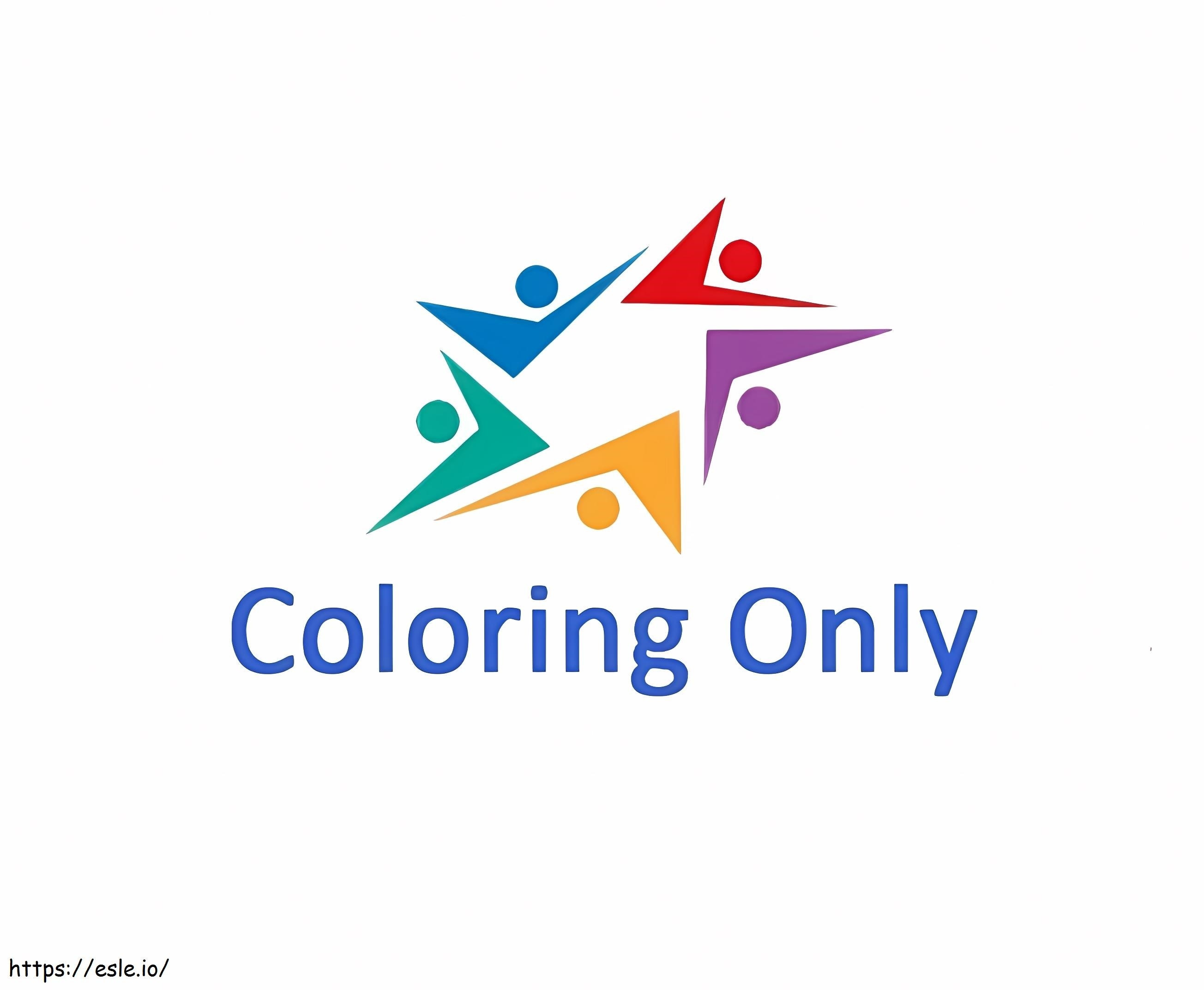 Logo coloring page